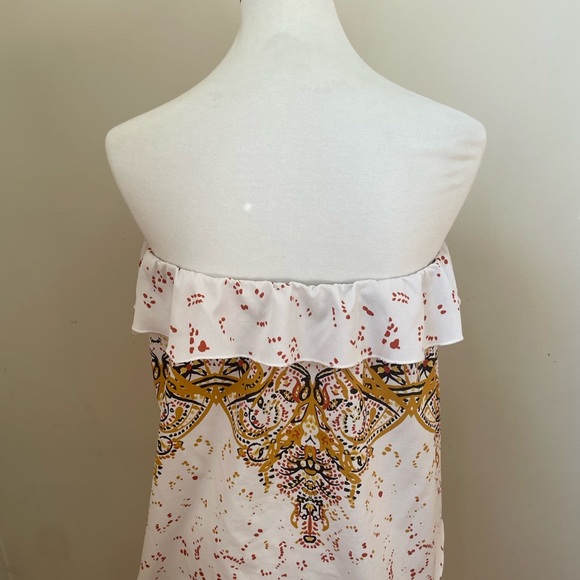 Free People Boho Strapless Flutter Top - Picture 3 of 4